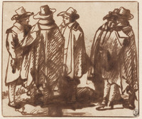 KT 2009 071
<br/>
Vijf figuren
<br/>
<em>Goudt, Hendrik (1585 - 1630)</em>